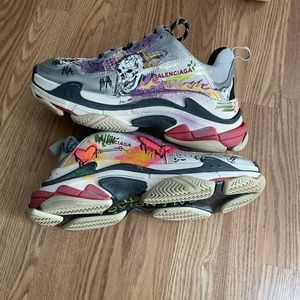 Balenciaga triple s custom sneakers